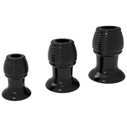 Orissi  S M L Hollow Tunnel Anal Plug Clear Transparent Threaded Butt Plug Set Anus Dilator Speculum BDSM Toy，Adult toys