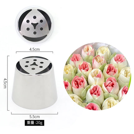 Extra Large Russian Piping Tip-Giant 3D Flower Nozzle for Dramatic Cake Designs Create Massive Buttercream Flowers in 1 Squeeze