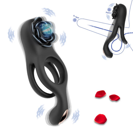 Penis Ring for Men Couple Semen Cock Ring Penis Ejaculation Delayed Vibrating Cock Ring Sex Erotic Toys For Male Ring For Adult