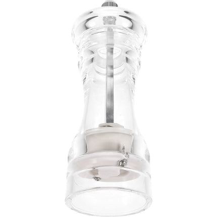 Refillable Manual Pepper and Salt Mill Professional Pepper Grinder Kitchen Gadget Transparent Sturdy High Efficiency Grinding
