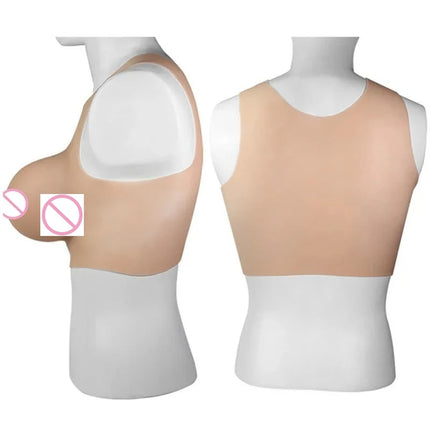 Crossdress for Men Beginner Fake Silicone Simulated Breast Forms Huge Boobs B/C/D/E/F Cup Transgender Drag Queen Shemale Cosplay