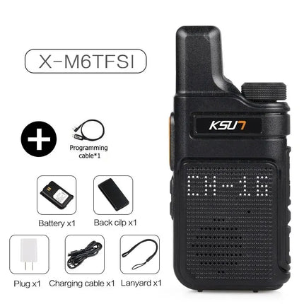 KSUT PMR446 Walkie Talkie 2pcs/1pcs Mini Size Portable Handheld Radio Wireless Set Two Way Radio Station Comunicador Transceiver