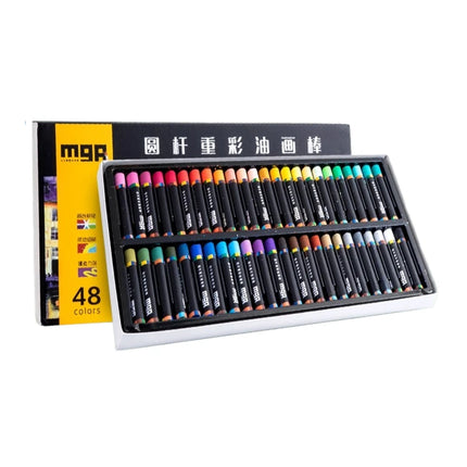 M&G Ultra-Soft Heavy-Covering Oil Pastel Crayon Set Student-Grade Washable Crayons DIY Art Drawing and Painting Tools