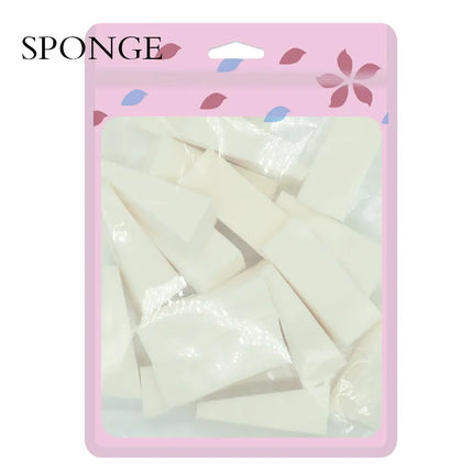 1/8/12/24 Pcs Nail Art Gradient Color Stamping Sponge Foundation Concealer Cream Blending Liquid Powder Puff