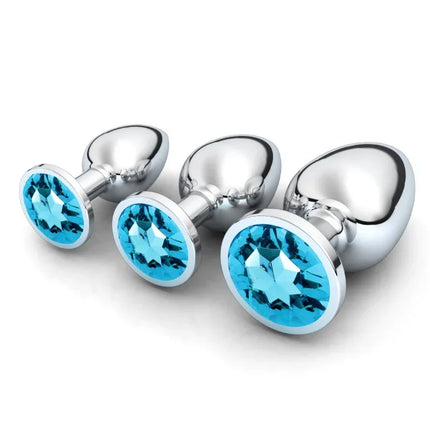 Anal Plug Jewelry Colorful Crystal Anal Plug Stimulator Anal Massage Dilatancy Toys G-point Massage Sex Wellness Adult Pleasure