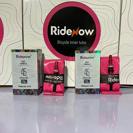 Ridenow External Thread Tube Metal Nozzle Tpu Inner Tube 29Inch 700x32-47c Tube Gravel 45g Bike Tyre MTB Road Bike Inner Tube