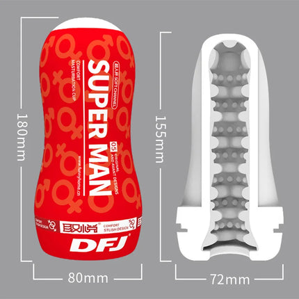 Male Masturbator Cup Soft Pussy Sucking Real Vagina Endurance Exercise Supplies Vacuum Pocket Cup Sex Toys for Men Adult Goods