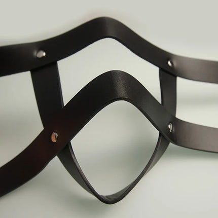 SMELL Shoes BDSM Mask Leather,Slave Bondage Hood Restraints,Sex Toys for Couples,Adult Games,Role Play,Submissive