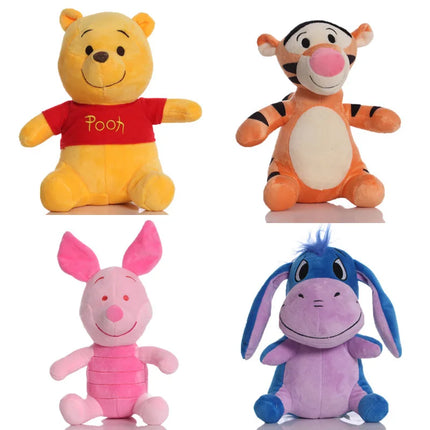 Piglet Tigge Eeyore Winnie Pooh Plush Doll Toys Stuffed Animals Christmas Birthday Gifts Kids Toys