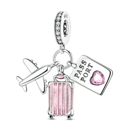 925 Sterling Silver Girl Holding Puppy Charm Love Tree of Life Fit Original 925 Bracelet For Women DIY Birthday Gift Jewelry