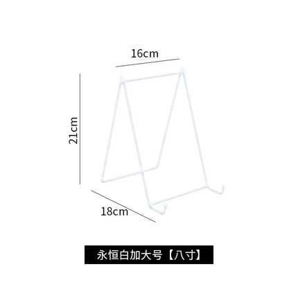 Iron Art Display Stands Storage Rack Metal Easel Stand For Photo Picture Frame Oil Painting Plate Book Organizer Shelf Holder