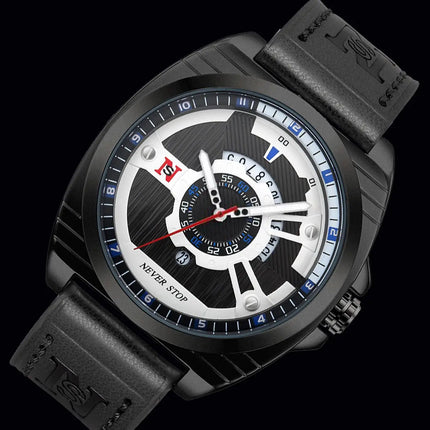 NS Men's Watch Business Casual Sporty Watch for Men and Women Quartz Watch Fashionable and Versatile with Date Display