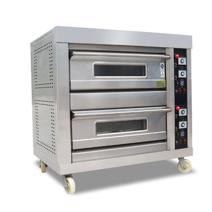 Commercial 2 3 Deck 2 4 6 9 Tray Pizza Cookie Cake Baking Oven Bakery For Bread Equipment