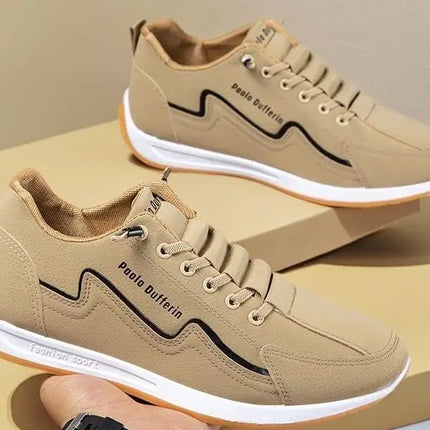 Autumn New Style 2025 Breathable Casual Thick Bottom Lazy Man Sports Board Shoes Again Shoe Slip-On Men's Shoes Comfortable Sne...
