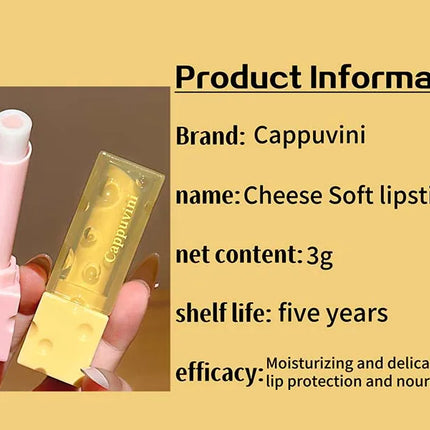 Cheese Lip Balm Set Moisturizing plumps lips reduces lip lines lip care product for smooth lips