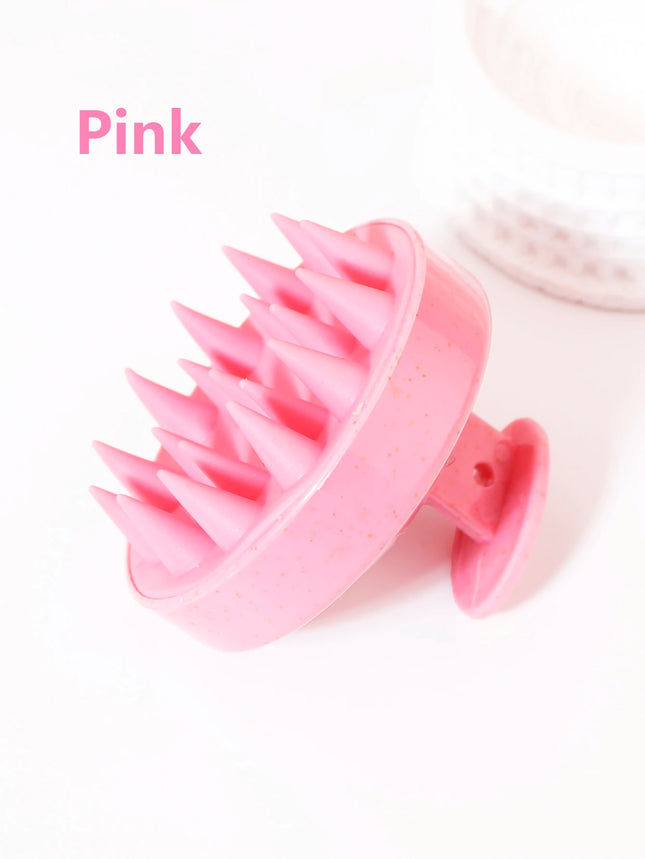 Hair Wash Brush, Silicone Scalp Massage Comb, Soft Body Massage Brush, Beauty and Hairdressing Tool, Special for Real Hair Wigs