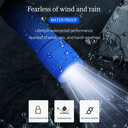 Portable LED Mini Children's Flashlight Super Bright Using 3 Batteries Keychain Lantern Pocket Outdoor Waterproof Camping Torch