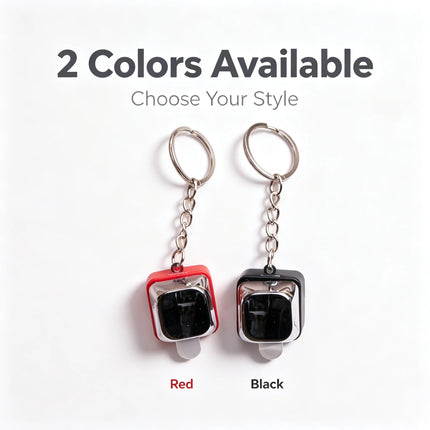 Electric Shock Prank Keychain Mini Keyboard Button Funny Shock Toy Novelty Joke Gadget Portable Trick Toy for Adult Prank Gifts