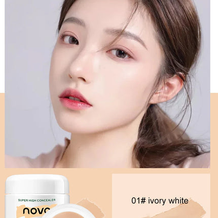 1pcs 3-Color Concealer Waterproof Full Coverage Concealer Professionally Cover Dark Circles Around Eyes and Face for All Skin