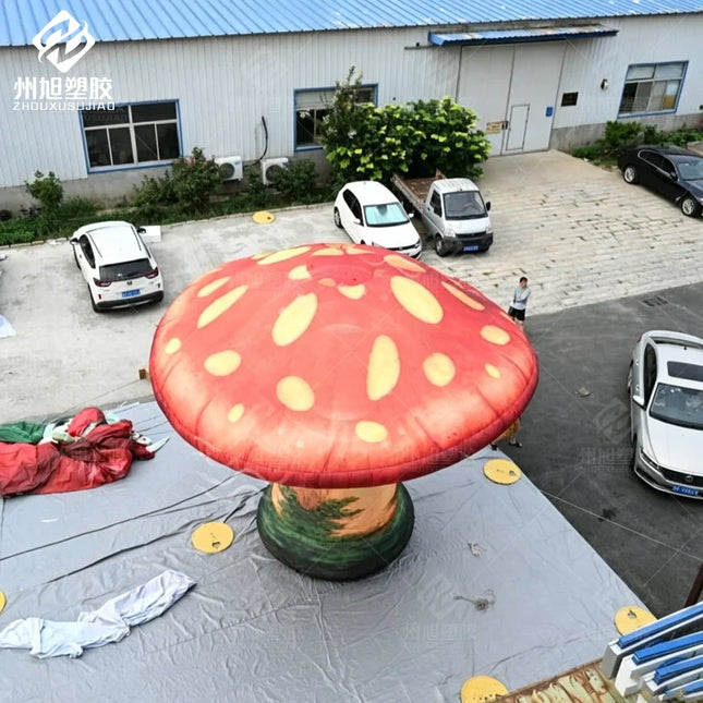 Customized inflatable large mushroom model outdoor commercial promotion exhibition decoration props