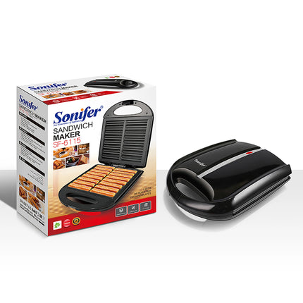 Spain Churros Electric Sandwich Maker 1400W Cooking Kitchen Appliances Breakfast Waffles Machine Non-stick Iron Pan Sonifer