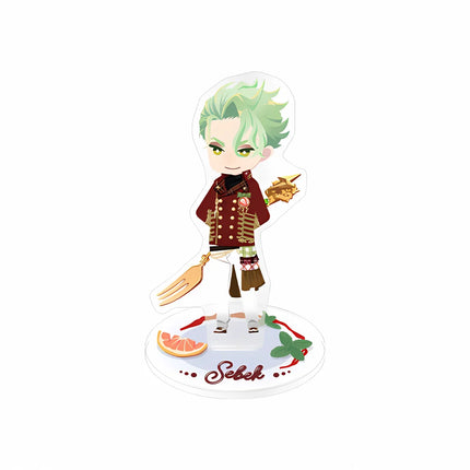 Anime Twisted Wonderland Acrylic Stand Keychain 2026 New La Bonbonniere Chibi Dessert Style Silver Lilia Cater Figures Decor