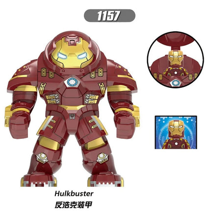 Building blocks, Marvel superheroes, assembled dolls, Spider Man, Iron Man, Venom, Shark, Deadpool, DIY gifts, children's toys