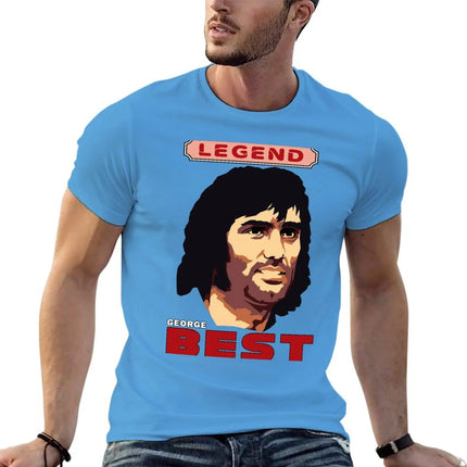 GEORGE BEST - Football Legend T-Shirt anime figures cheap stuff boys whites shirts graphic tees men clothing