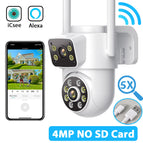 4MP 2-LEN White / EU Plug / China Mainland