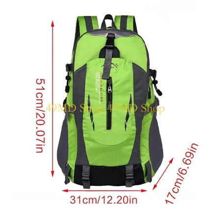 49MD Multi Purpose Mountaineering Backpack Lightweight and Comfortable Daypack for Travel and Outdoor Activities
