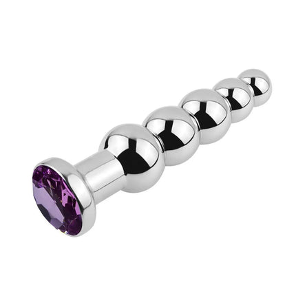 Anal beads Stainless steel anal plug Anal bead Round metal anal plug anal sex toy Prostate stimulator dildo
