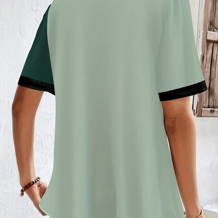 Women's Plus Size Shirt Summer Chic Elegant Shirt For Chubby Women's Fashion Shirt