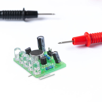 Soldering Project Kit DIY Sound Controlled Flowing Light Board for Beginners Electronics Circuit Electronics Project Kit
