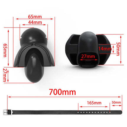 Sex Toys for Couples Tongue Fixed SM Bondage Open Mouth Gag Ring Oral Fixation Lips Adult Product Restraints Leather