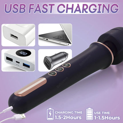 G Spot Vibrator Wand Vibrators Sex Toys for Women Clitoral Stimulator Dildo 10 Vibrating Magic Wand Vibrator Massager for Female