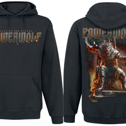 Power Meta Rock Band Powerwolf Graphic Print Hoodie Men Women Oversized Pullover New Fashion Streetwear Hip Hop Style Sweatshirt