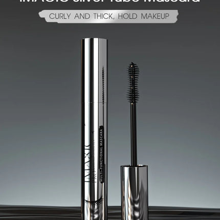 IMAGIC Black Mascara 4D Silk Fiber Waterproof Long Lasting Extension Volume Thick Effet Lengthens Eyelashes Eye Makeup Cosmetics
