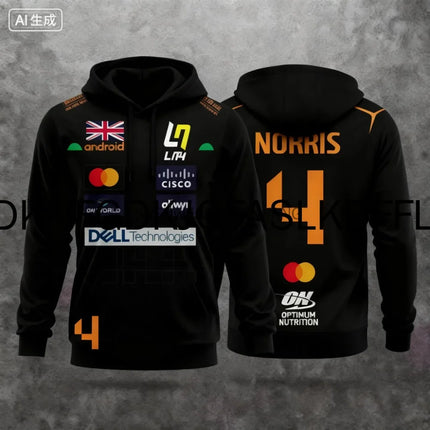2026 Lando Norris Fall/Winter  New Collection: The Perfect Combination of Racing Style Hoodies and Extreme Sports Clothes