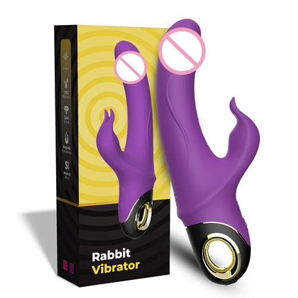 Twisting Wiggle Rabbit Vibrator for Women Vagina G-Spot Vibrator Clitoris Stimulator Female Masturbation Sex Toy for Women