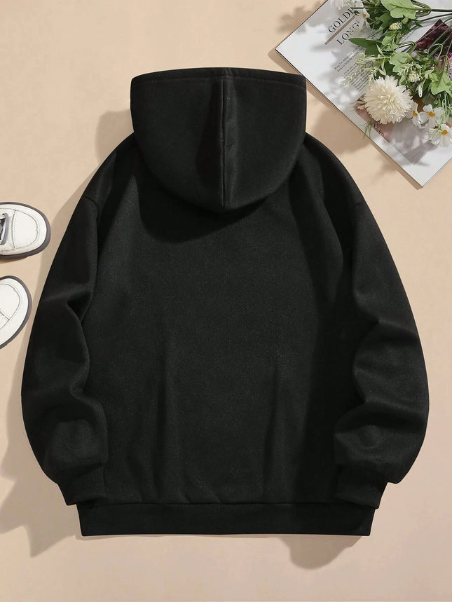 I'M Just A Girl Simple Printing Women Hoody Harajuku Loose Clothes Fleece Warm Comfortable Hoodie Vintage Autumn Crewneck Top
