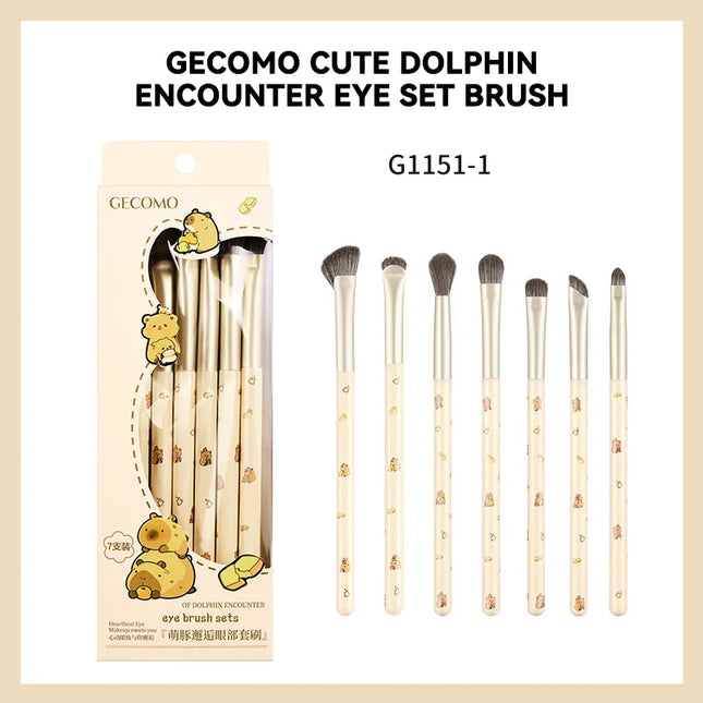 GECOMO Eye makeup brush set, Detail brush, Shading brush,Nose Shadow Eye Makeup set,a complete set of makeup tools for beginners