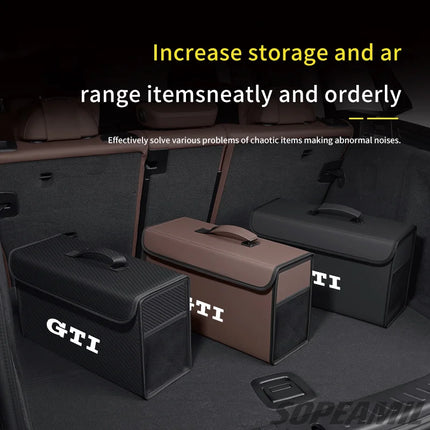 Volkswagen GTI Golf Arteon Tiguan Touareg Passat Polo Scirocco Jeeta CC Polo Car Trunk Storage Box Foldable Stowing Tidying Bag