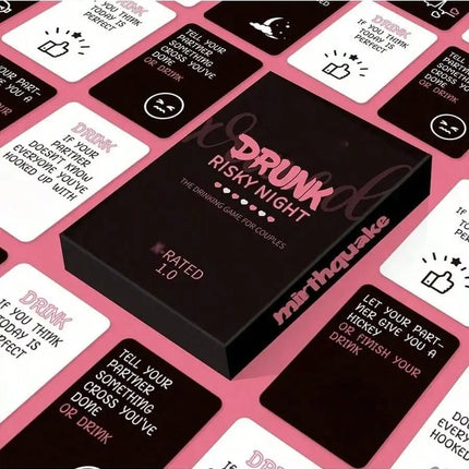 Drunk Risky Night Card Game, Hilarious Interactive Party Game for Couples, Friends & Family, Perfect Entertainment & Christmas Game Gift,Game Gift!Cards Games,Party Games,Friends Games,Board Games