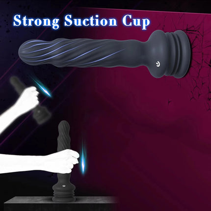 Remote Control Anal Vibrator Male Prostate Massager Wriggling Rotating Vibrating Anal Beads Adult Sex Toys with Suction Cup