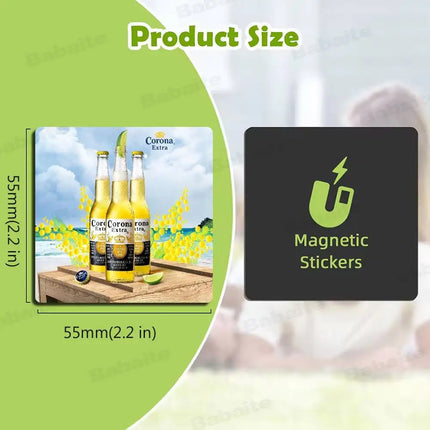 C-Corona E-Extra Beer Magnet Products Personalized Sublimation Fridge Refrigerator Magnets For Kitchen