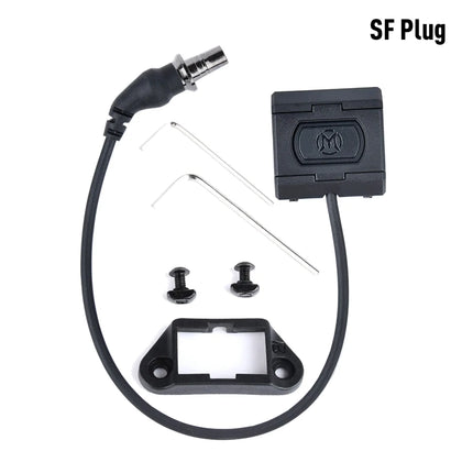 Tactical ModButton Remote Pressure Switch For SF M300 M600 Flashlight PEQ15 NGAL OGL Dual Function Tail ModButton crane plug