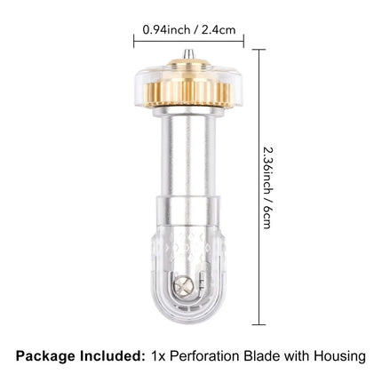 Engraving Tip Wavy Blade Basic Perforation Blade Fine Debossing Tip with Housing Compatibale with Maker/Maker 3/Maker 4 Machine