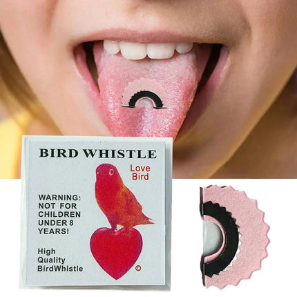 Bird Wacky Whistle Magic Fun Bird Caller Tongue Warbler Original Magic Tweeting Noisemaker Toys Fun Bird Caller Tongue Whistle