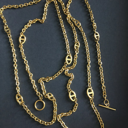Hot sale 80, 150cm stainless steel couple necklace, multi-functional, fashionable, multi-layer bracelet, same style for men and women