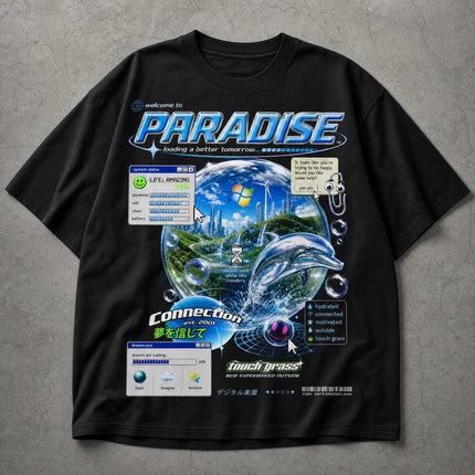 Frutiger Metro T-shirt Y2K Graphic Tee Frutiger Aero Mcbling 2026 Summer New Men Women Fashion Y2K Cotton T-shirt Street Wear